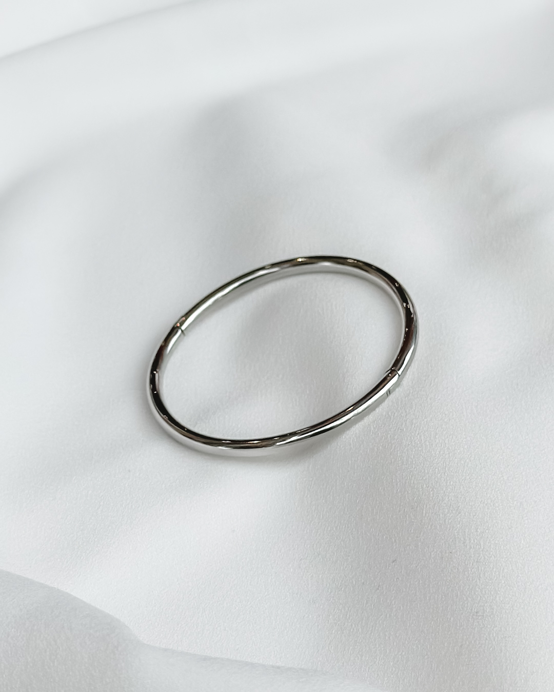 Plain cuff silver